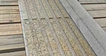 淄博黄金麻盲道石 盲条