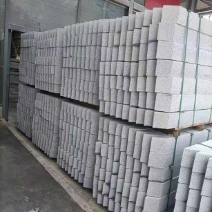 淄博芝麻白树围石 树池