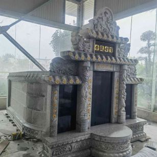 淄博套墓 墓碑 围坟石 异形定制