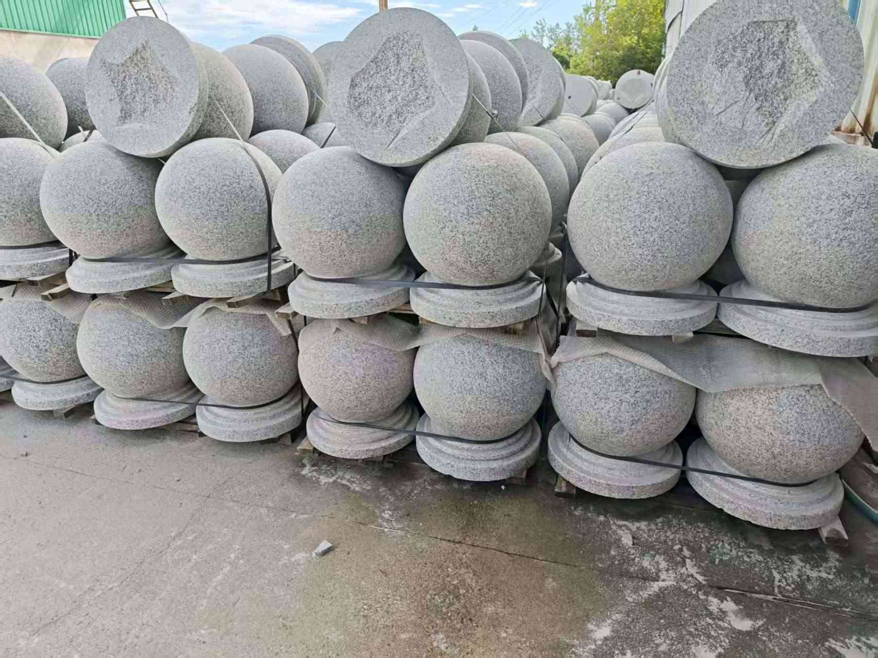 淄博圆球石球挡车球