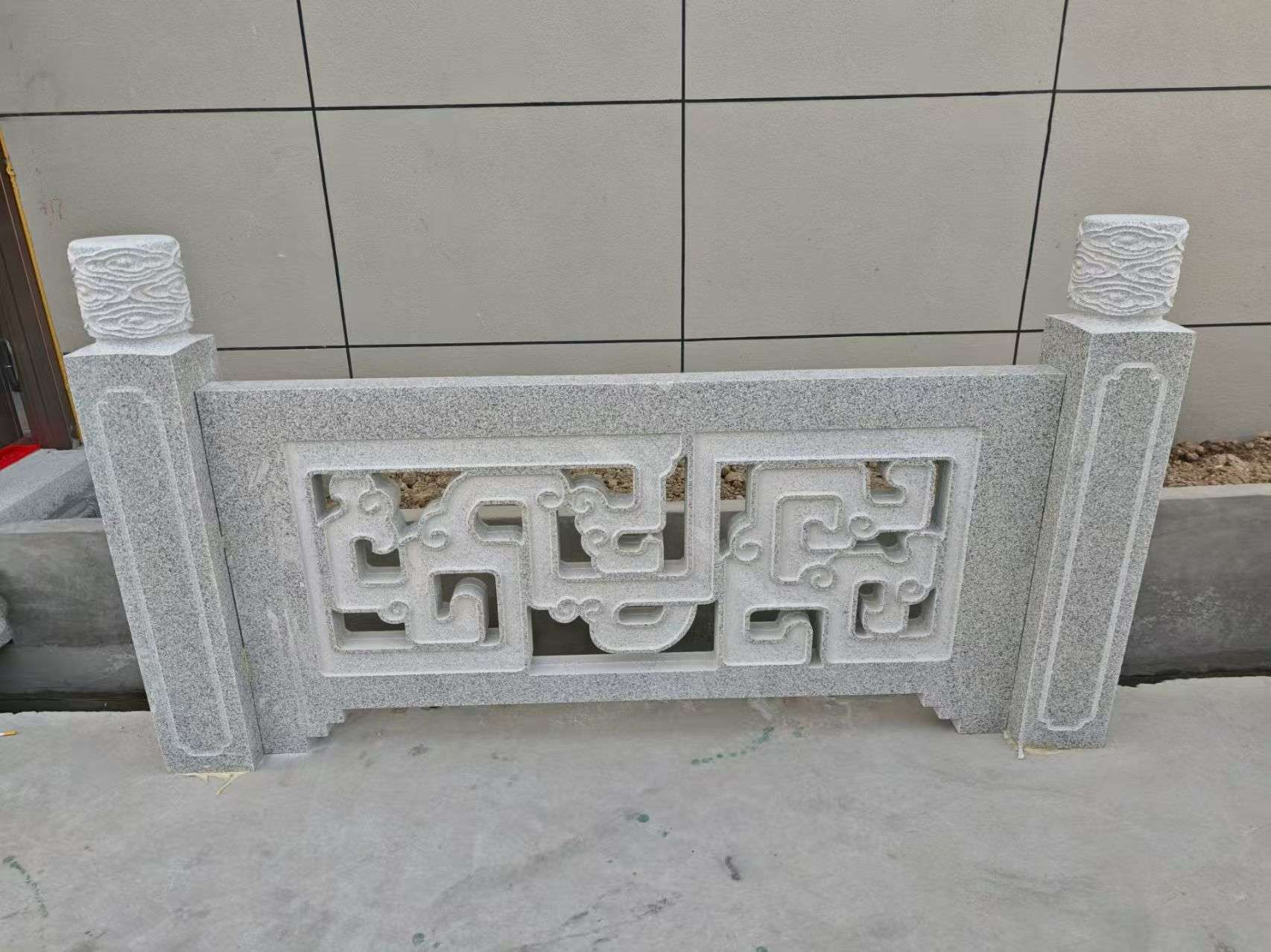 淄博芝麻白河道栏杆 桥栏杆