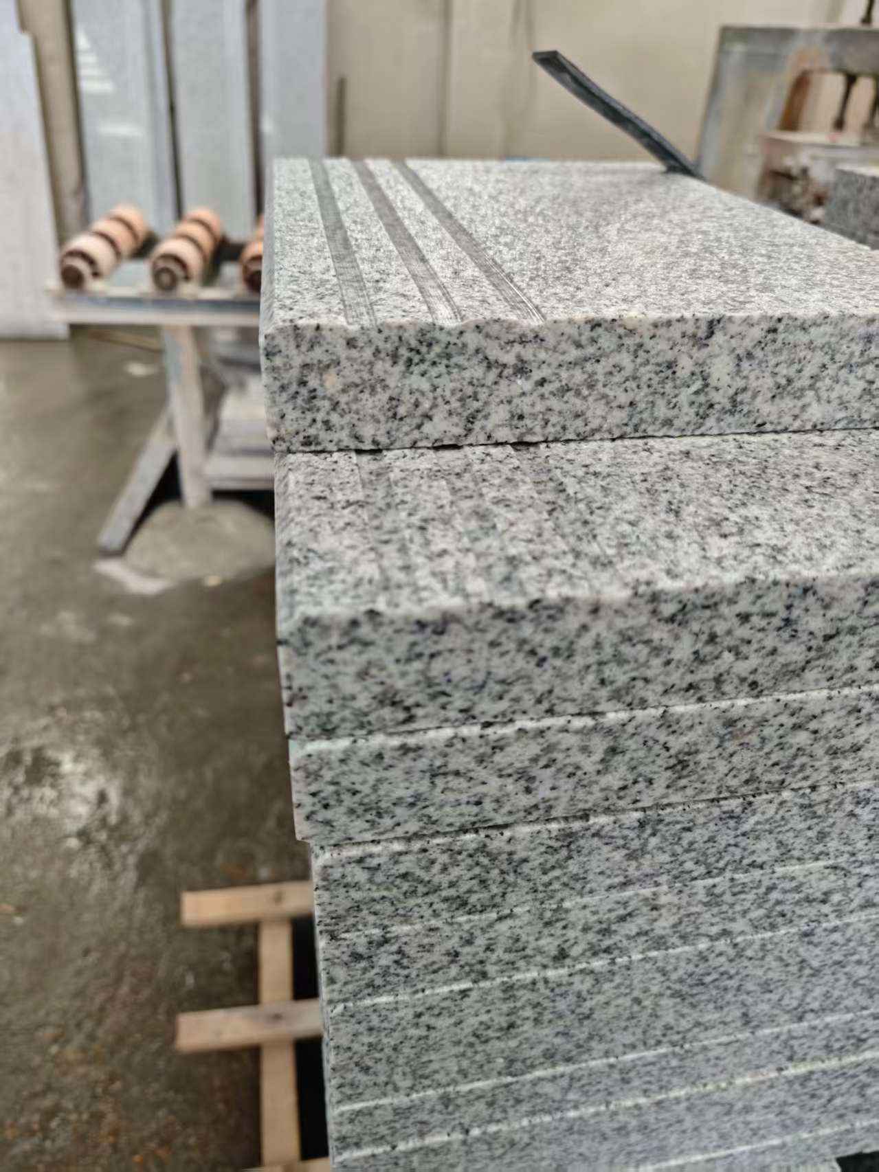 淄博芝麻白楼梯踏步