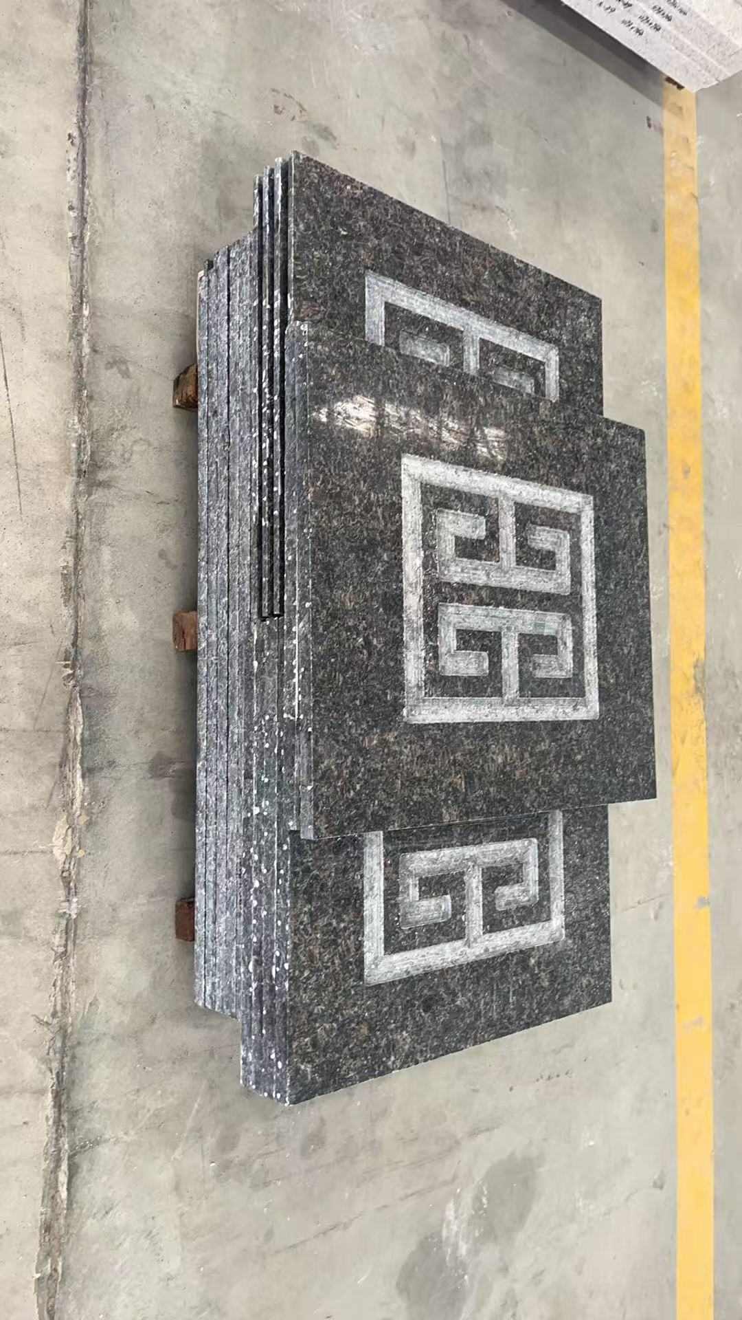 淄博英国棕回纹雕刻版